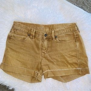 Madewell Tan Jean Shorts